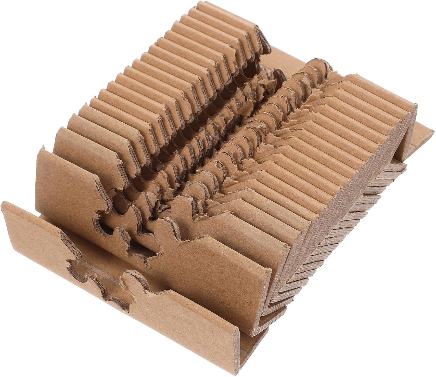 UKCOCO 50pcs Paper Edge Protectors 120x30x4mm Packaging Corner Guards Heavy Duty Cardboard Shipping Box Edge Protectors for Moving Storage