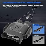 Bestguarder NV-900 4.5X40mm Digital Night Vision Binocular with Time Lapse Function Takes HD Image & 720p Video with 4” LCD Widescreen from 400m/1300ft in The Dark W/ 32G Memory Card