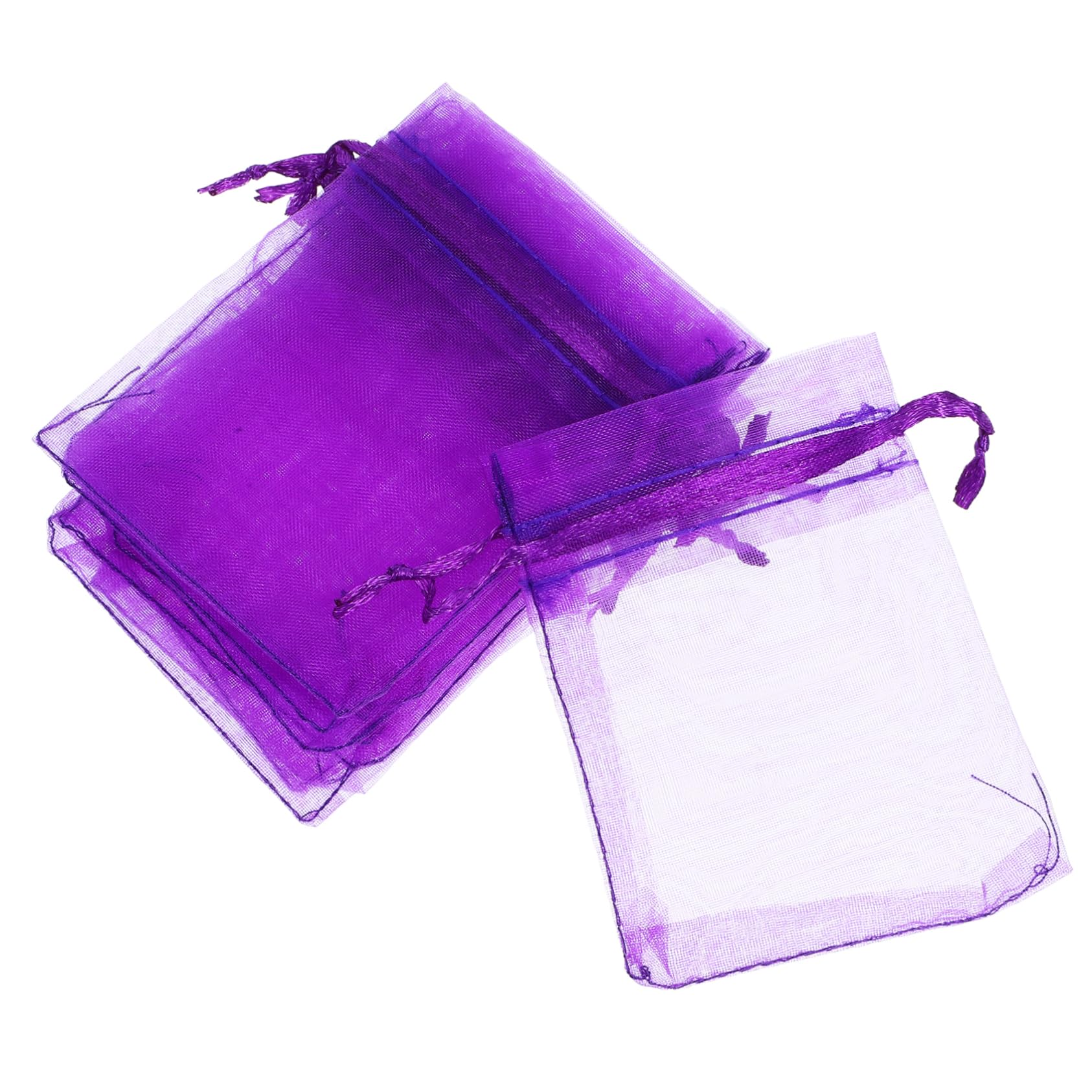 MAGICLULU Sacchetto Con Coulisse Da 400 Pezzi Piccoli Sacchetti A Rete i Di Profumo Vuoti i Di Organza Trasparenti i Di Lavanda i Di Stoccaggio Bustina