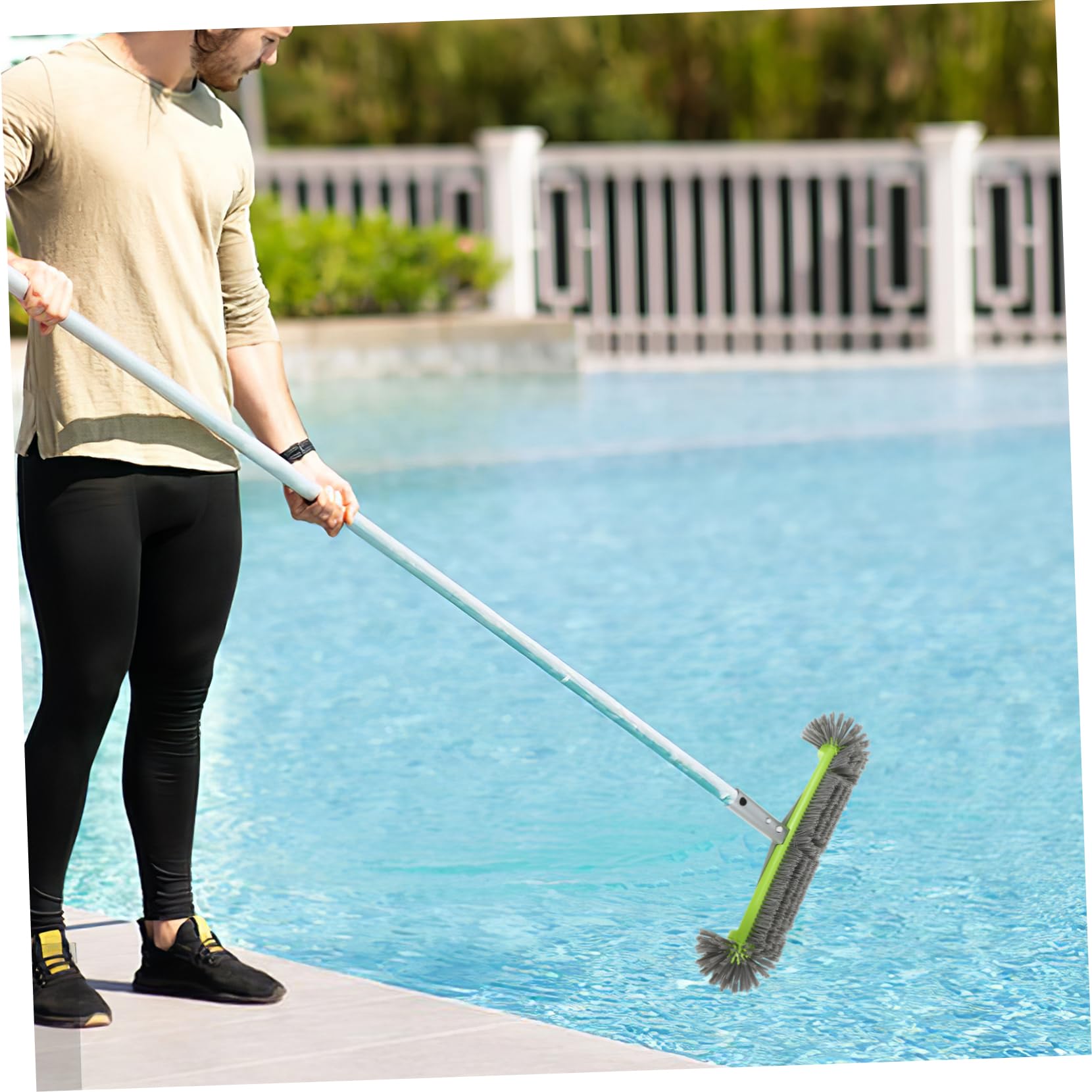 UKCOCO Tête De Brosse De Piscine Plastique pour Nettoyage De Piscine avec Brosse De Nettoyage Et Tête pour Parois