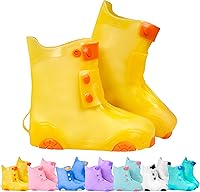 Vista 11 de Cubiertas para zapatos de lluvia para niños, impermeables, para niños y niñas, reutilizables