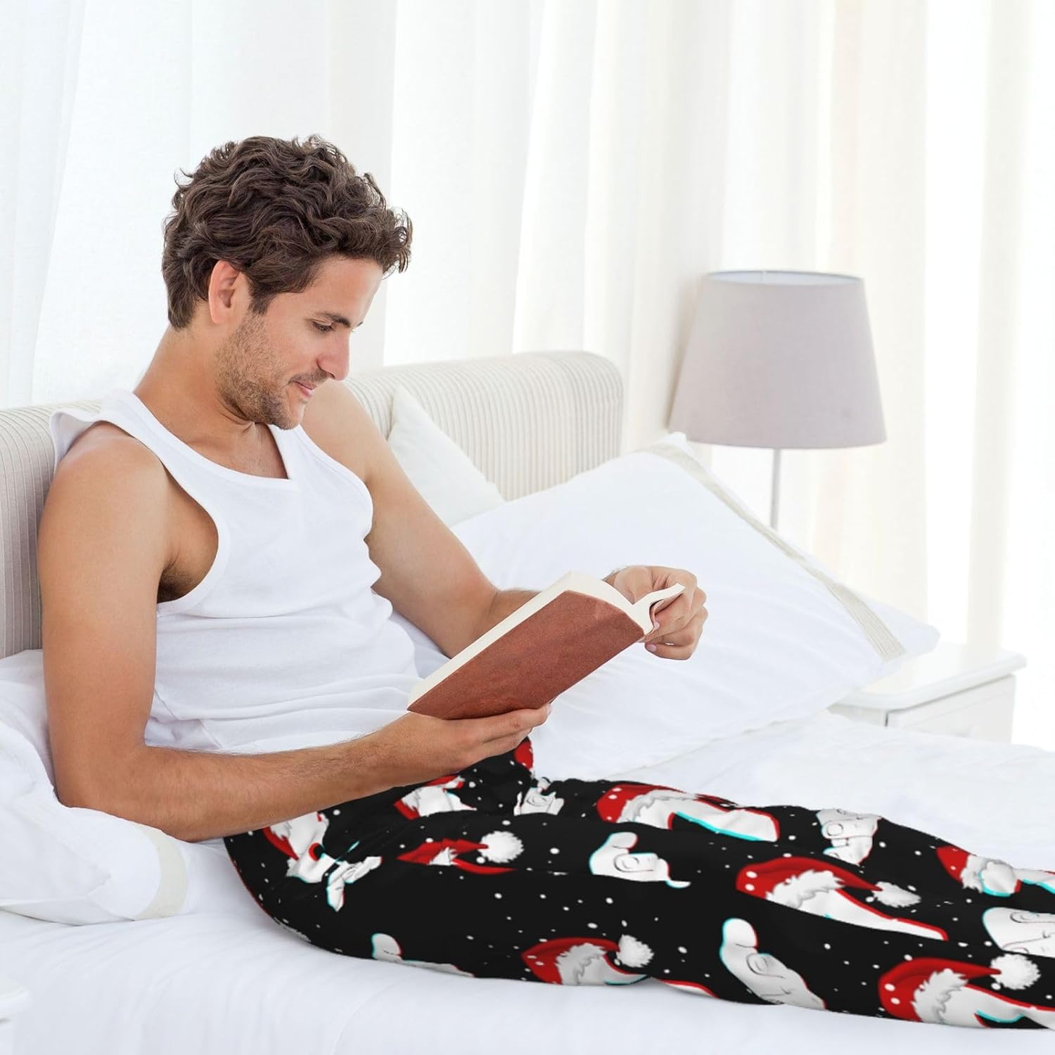 Antaa Feeling 67 This Christmas Sleep Pajama Funny 6 7 Xmas Six Seven Men's Lounge Pants - Image 3