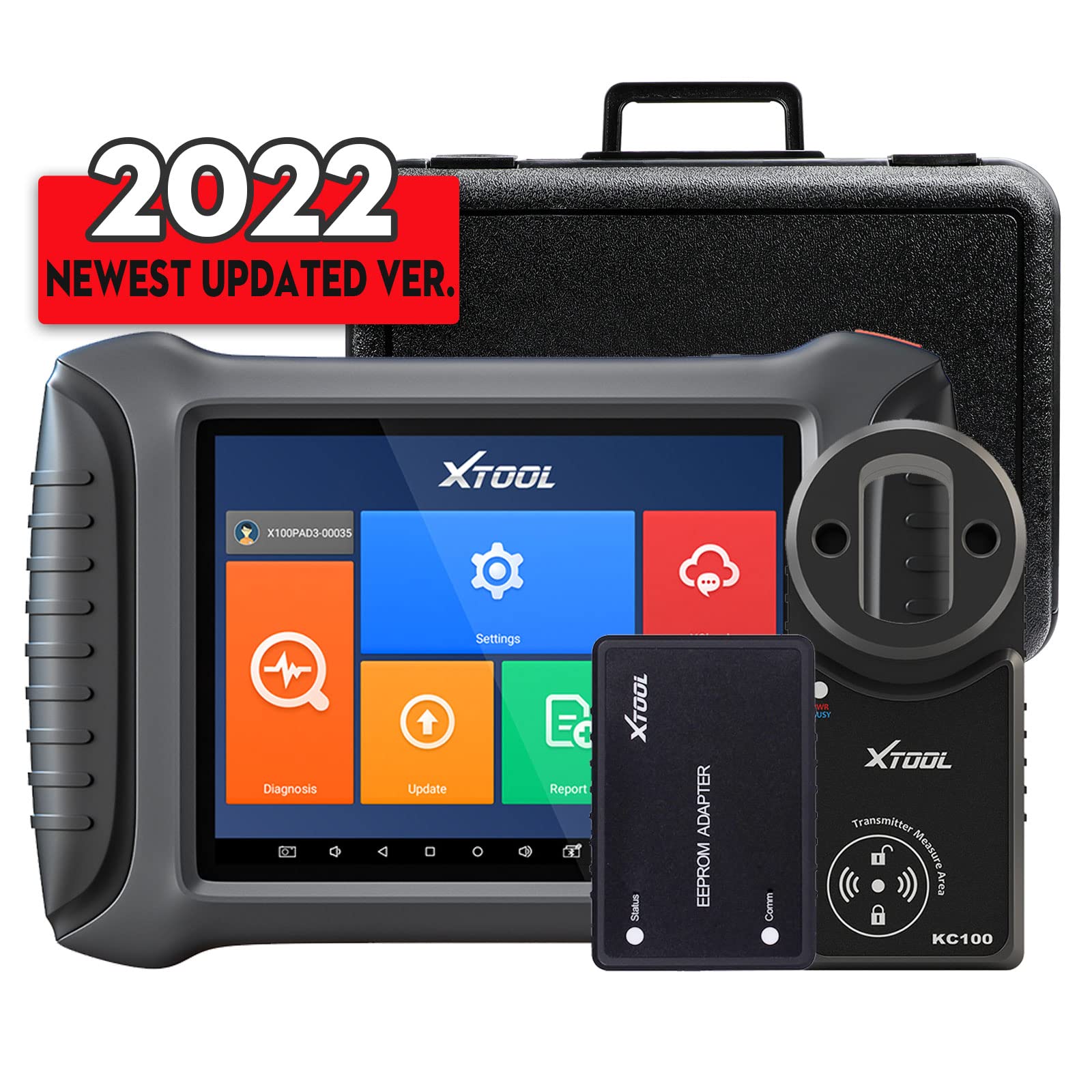 XTOOL X100 PAD 3 Advanced Key Fob Programming Tool with KC100 Key Chip