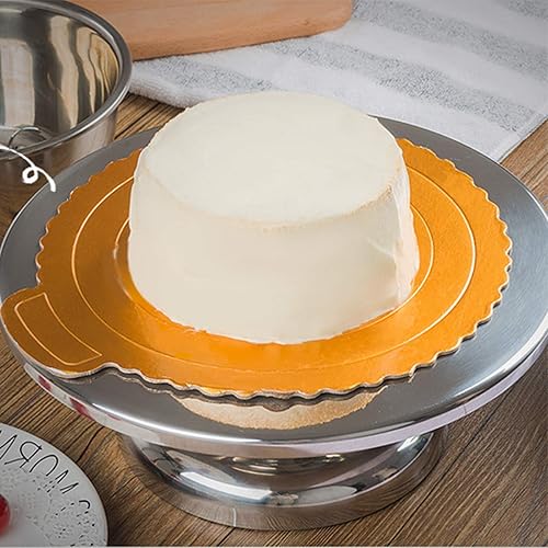 Miniatura 7 de Soporte para tartas, plato giratorio redondo para decoración de tartas, suministros para hornear para galletas, cupcakes