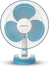 Bajaj Frore Neo Table Fan 400 MM | Table fans for Home & Office |Aerodynamically Balanced Blades| 100% CopperMotor| HighAir Delivery|3-Speed Control| 