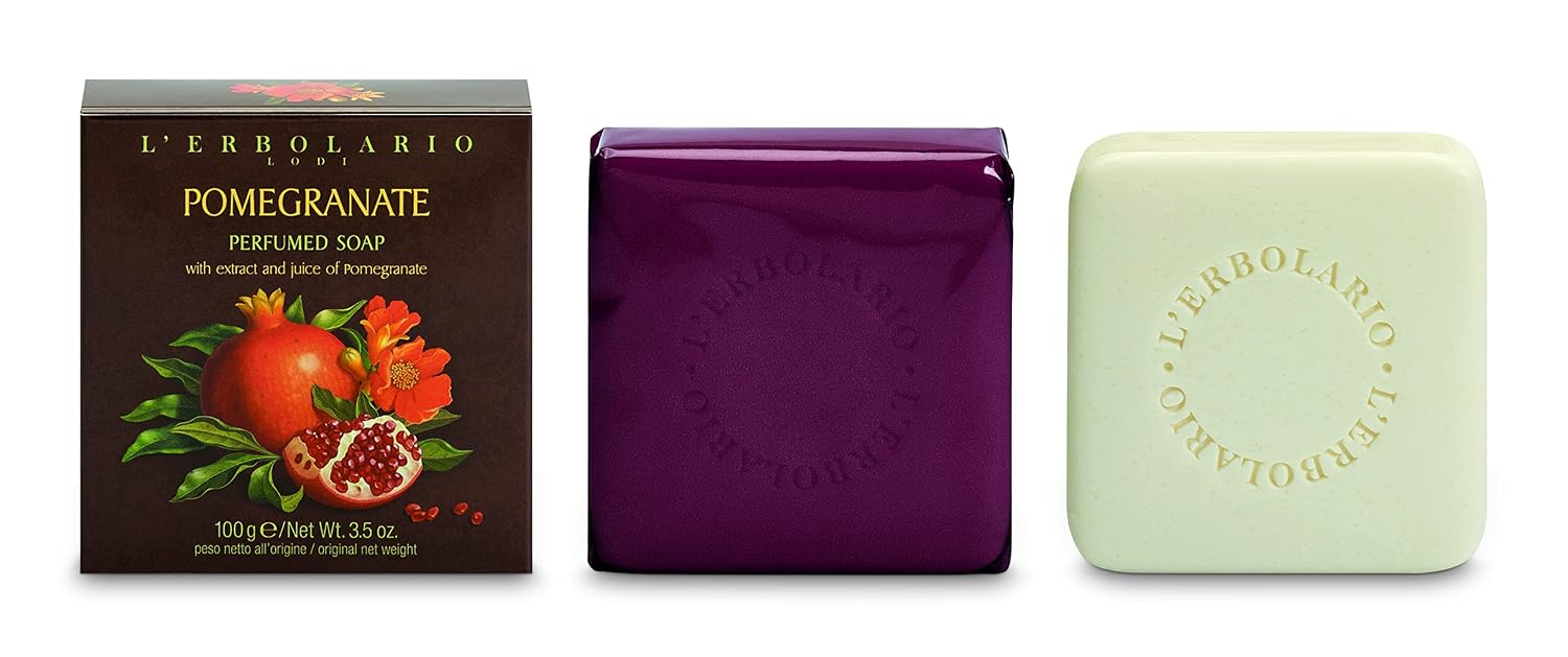 L'Erbolario Melograno Soap for Nourishing Cleanser