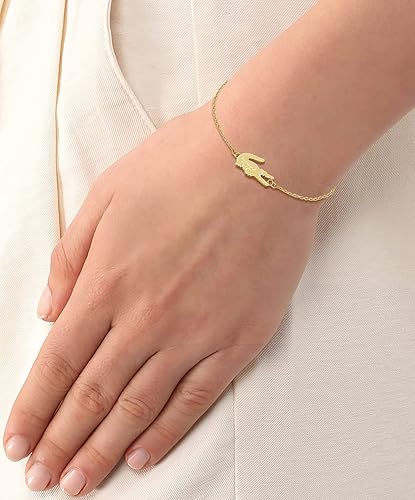 Miniatura 5 de Lacoste Crocodile Chain Bracelet for Women - Stainless Steel Jewelry, Adjustable - Chic Collection, Fashion Accessory - Gift for Her