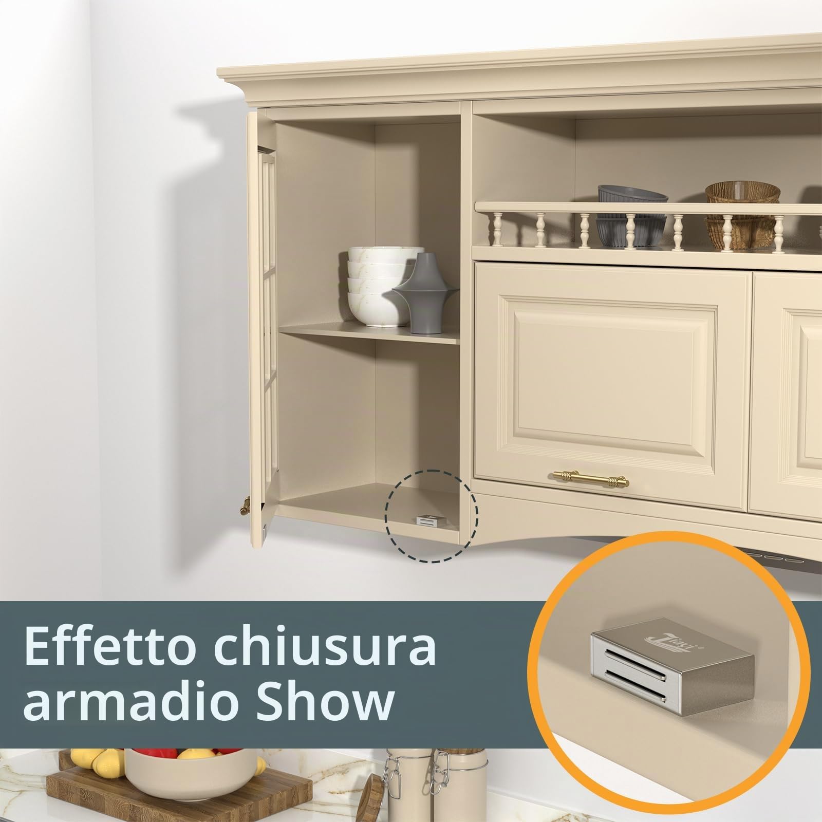 Calamita Porta Jiayi 4 Pcs Chiusura Magnetica Porta Inox Forte Chiusure Magnetiche per Ante Cucina Mobili Magnete Porta Chiusura per Cassetti Magneti Armadio Chiusure Chiudiporta Calamita