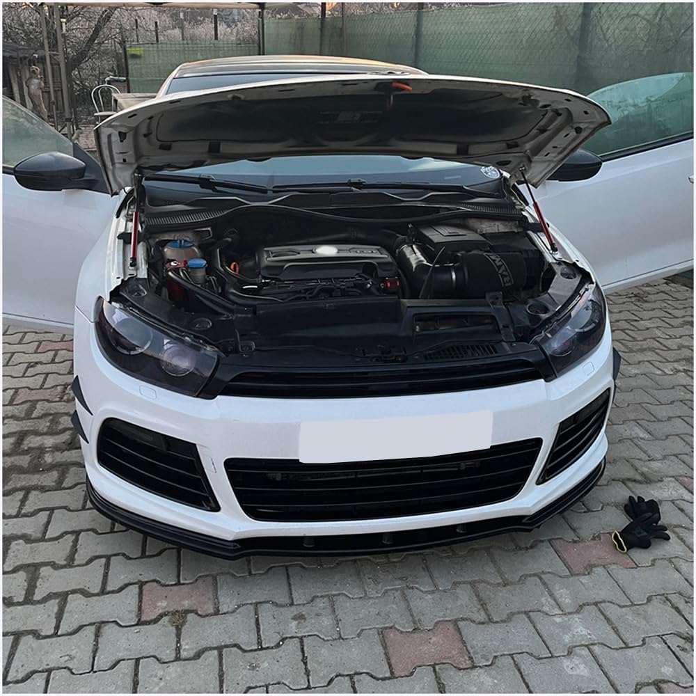 Car-Styling Refit Bonnet Hood Gas Shock Lift Strut Bars Support Rod Accessories Compatible With VW Scirocco 3TH 2008-2019(Carbon Green)