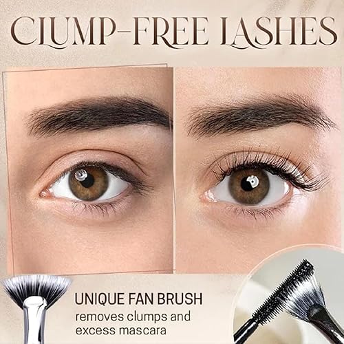 Miniatura 6 de Peine de pestañas 2024, cepillo de pestañas festoneado de ángulo plegable, cepillo de pestañas en ángulo de 120, herramientas de maquillaje, cepillo