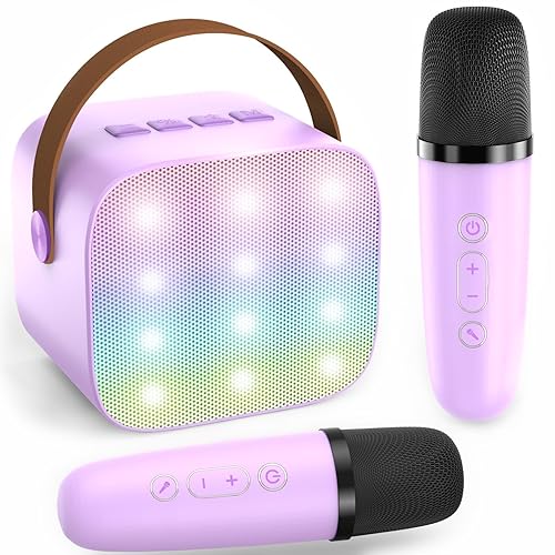 Eaever Mini Karaoke Machine for Girls 3 4 5 6