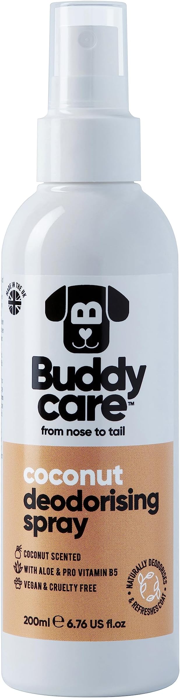 Buddycare Dog Deodorising Spray 200ml Deodorising Spray for Dogs