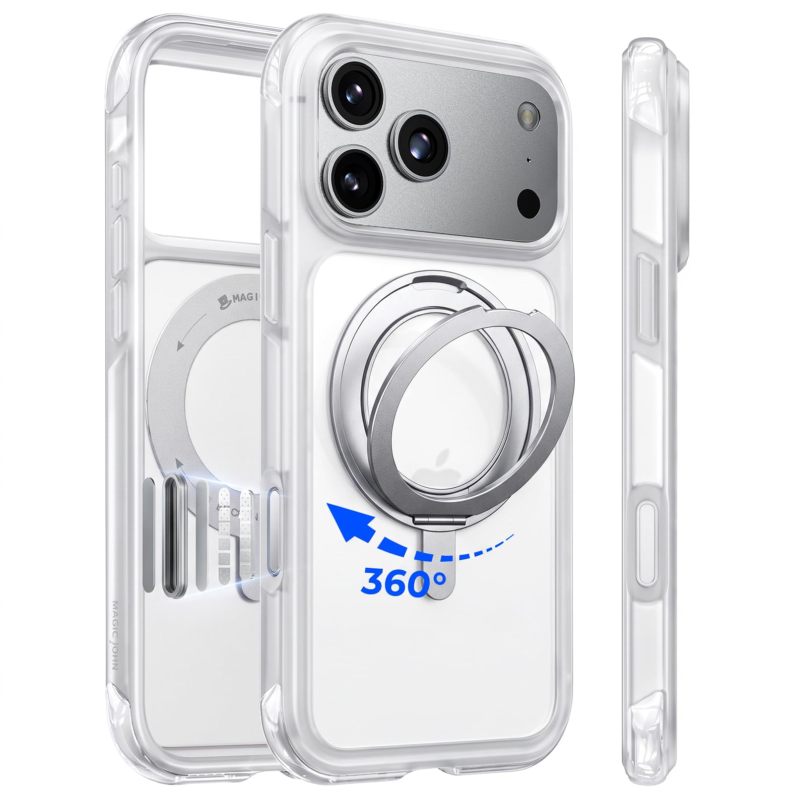 Photo 1 of MAGIC JOHN for iPhone 17 Pro Max Case with Stand