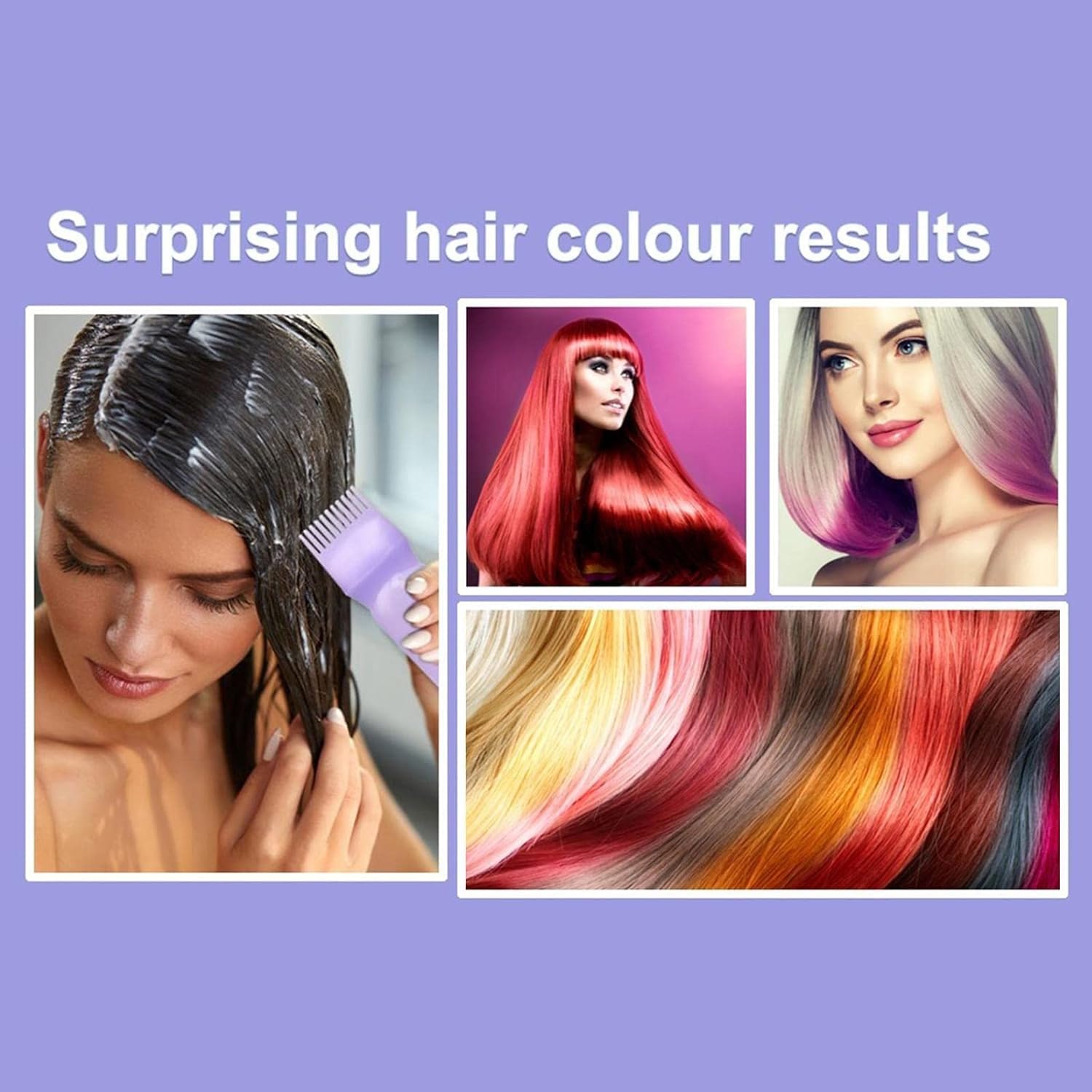 3 Haarfärbe-Applikatorflaschen Mit Kammaufsatz – Mit Skala Für Präzises Dosieren, Für Salon & Zuhause