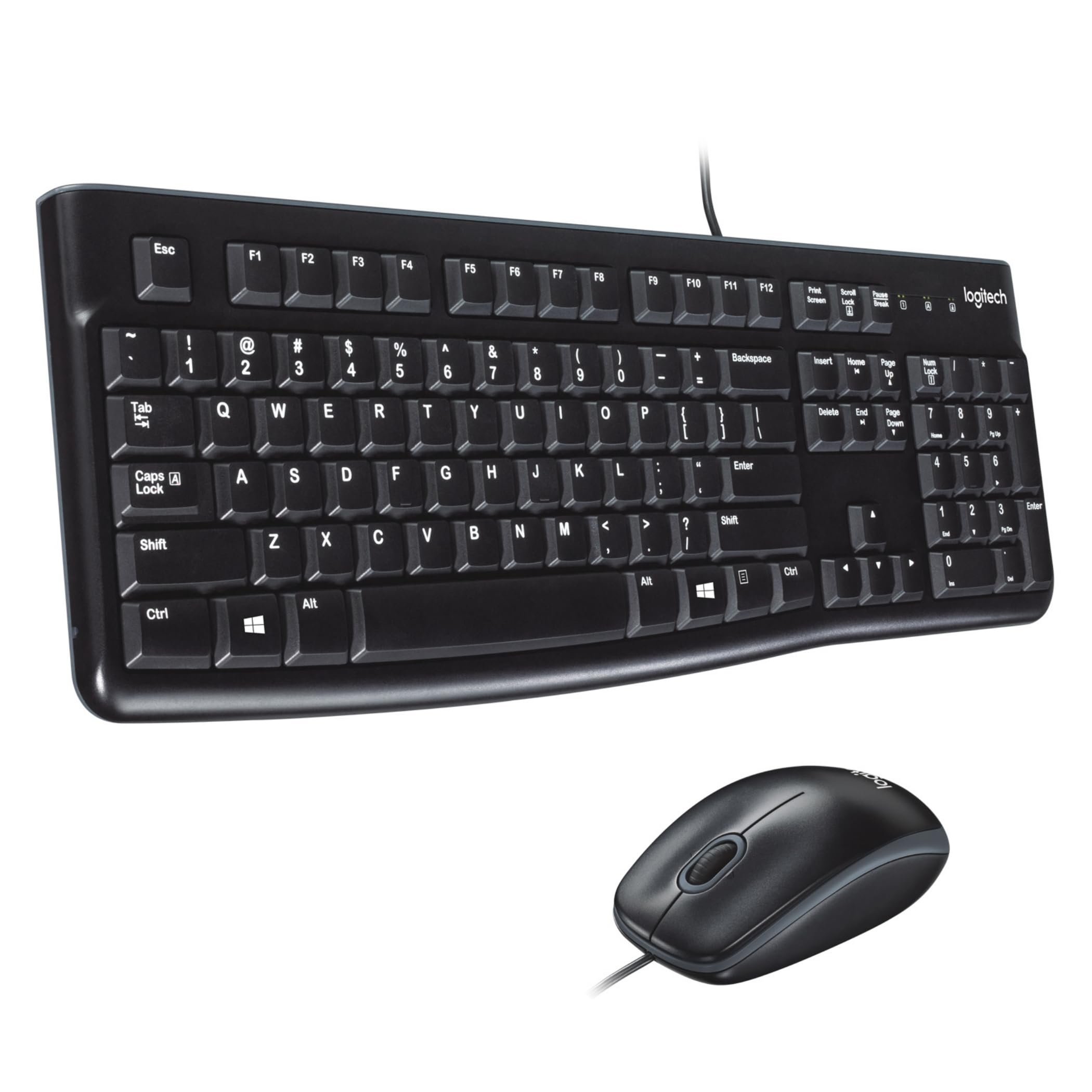 Logitech MK120 Wired Keyboard and Mouse for Windows - CH ‎QWERTZ Layout