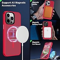 Vista 607 de MOCCA - Funda magnética resistente para iPhone XR de 6.1 pulgadas, compatible con MagSafe, funda con protección contra caídas de grado militar