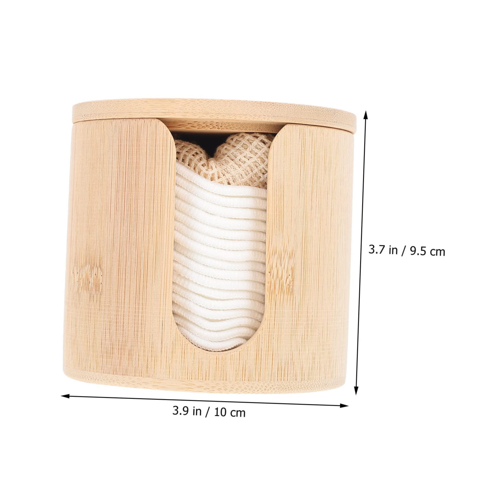 WOONEKY Discos Desmaquillantes Reutilizables de Algodón Forma Redondeada para Limpieza Facial Cómoda en Casa o Salón, Material Sintético
