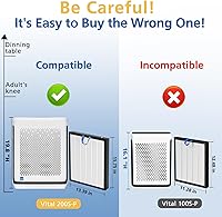 Vista 2 de Vital 200S Replacement Filter Compatible with LEVOIT Vital 200S and Vital 200S-P Air Purifier, HEPA and High-Efficiency Activated Carbon Vital Vital
