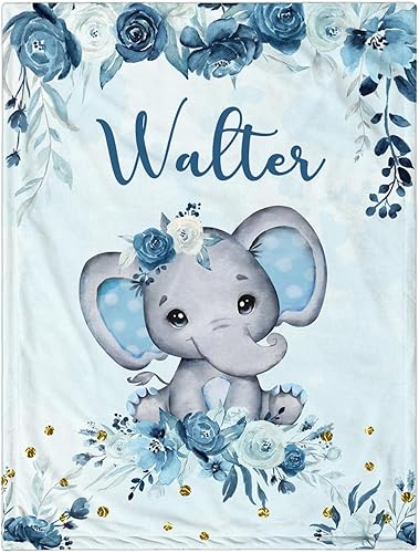 UJDUYSD Manta de bebé personalizada para niños, manta de bebé personalizada con nombre, suave y acogedora manta personalizada con nombre para niños, disponible en Yaxa Venezuela