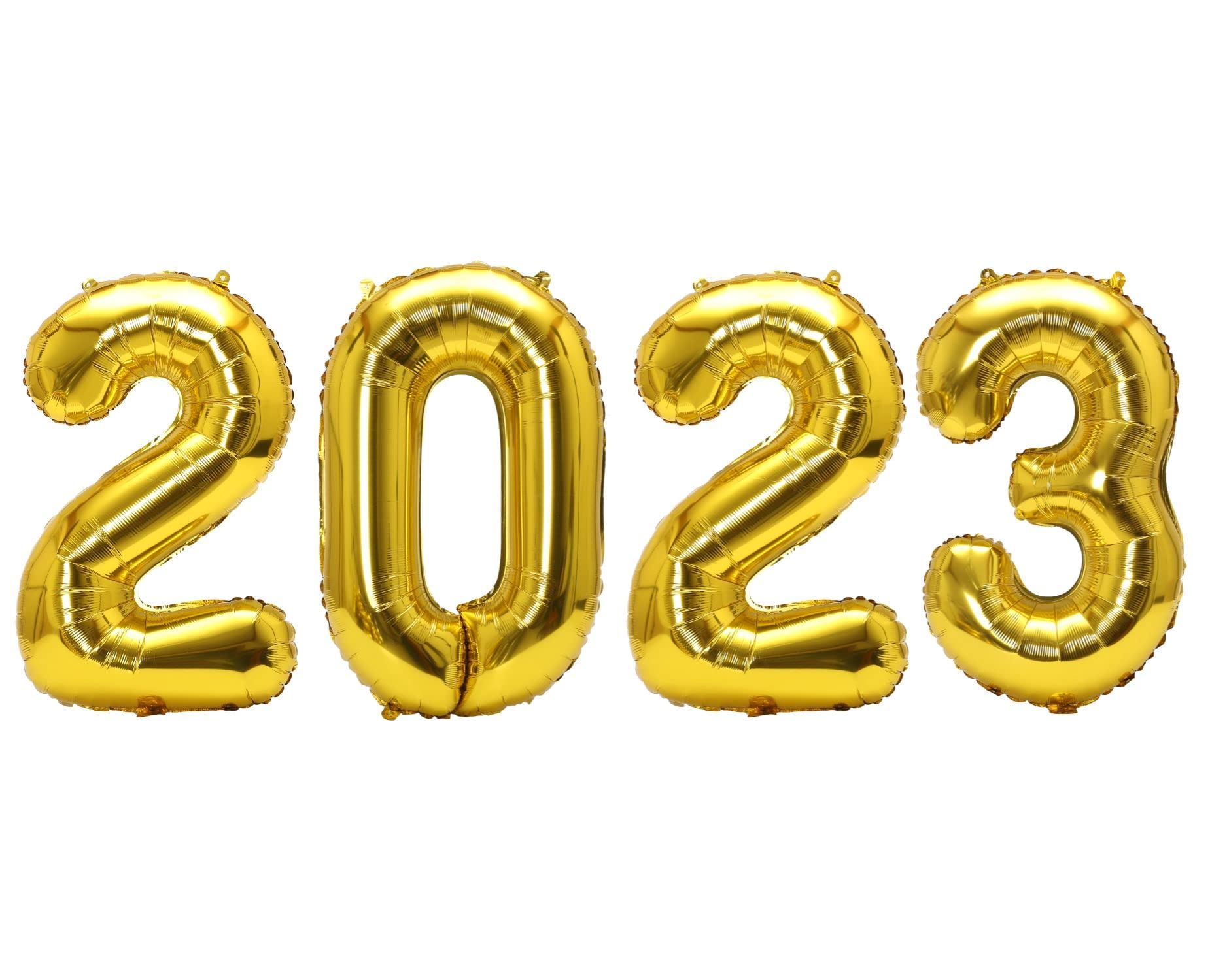 Foil Balloons 2023 (Gold, 40 Inch)
