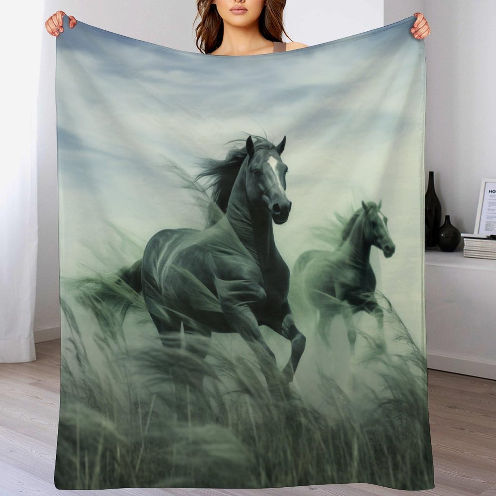 Manta de franela para sofá de 130x150 cm gris multiusos cuatro estaciones