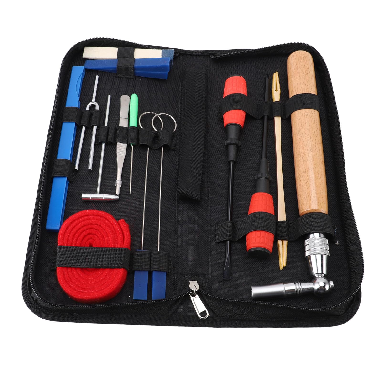 HUIOP Kit de Afinador de Piano Profesional, para Principiantes y Afinadores Experimentados, Proporciona Todo lo que un Afinador Profesional Necesita, Meticulosamente Calibrado para