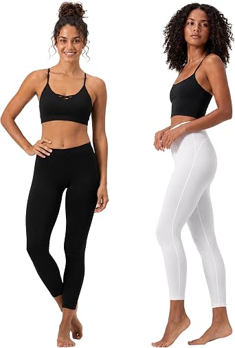 DEVOPS Womens 2 Pack Thermal Long Johns Underwear Leggings Pants