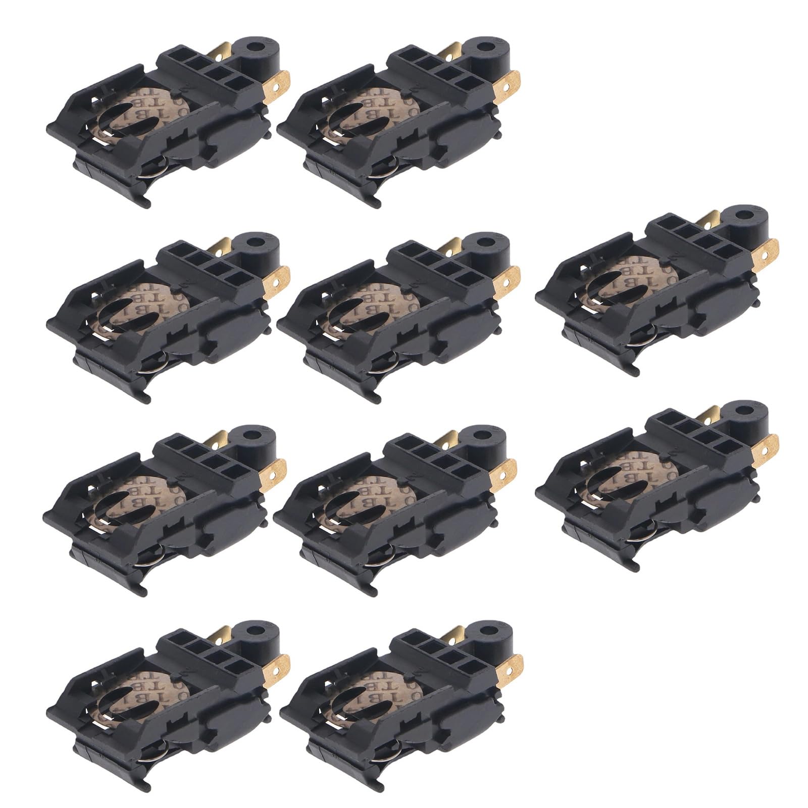 Zhouyqx As Shown 10Pieces Electric Kettle Switches Thermostat Temperature Control Terminals Kitchen Appliance Part 16A Boiler Thermostat Swi