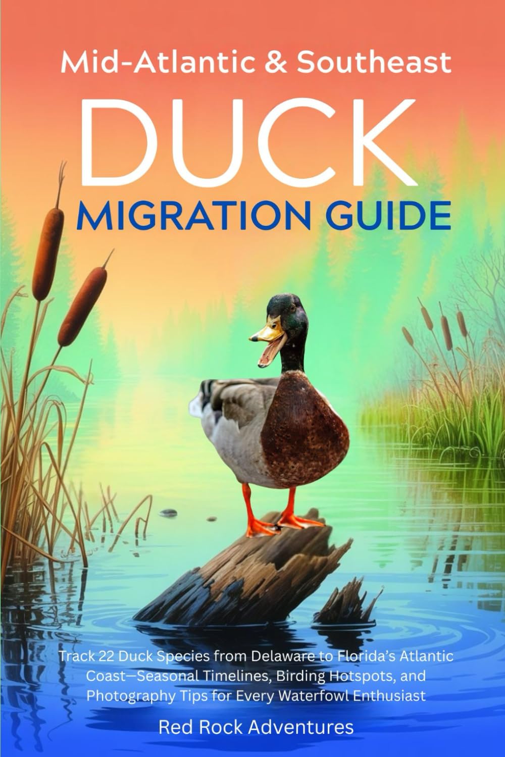 Mid-Atlantic & Southeast Duck Migration Guide: Track 22 Duck Species from Delaware to Florida’s Atlantic Coast-Seasonal Timelines, Birding Hotspots,