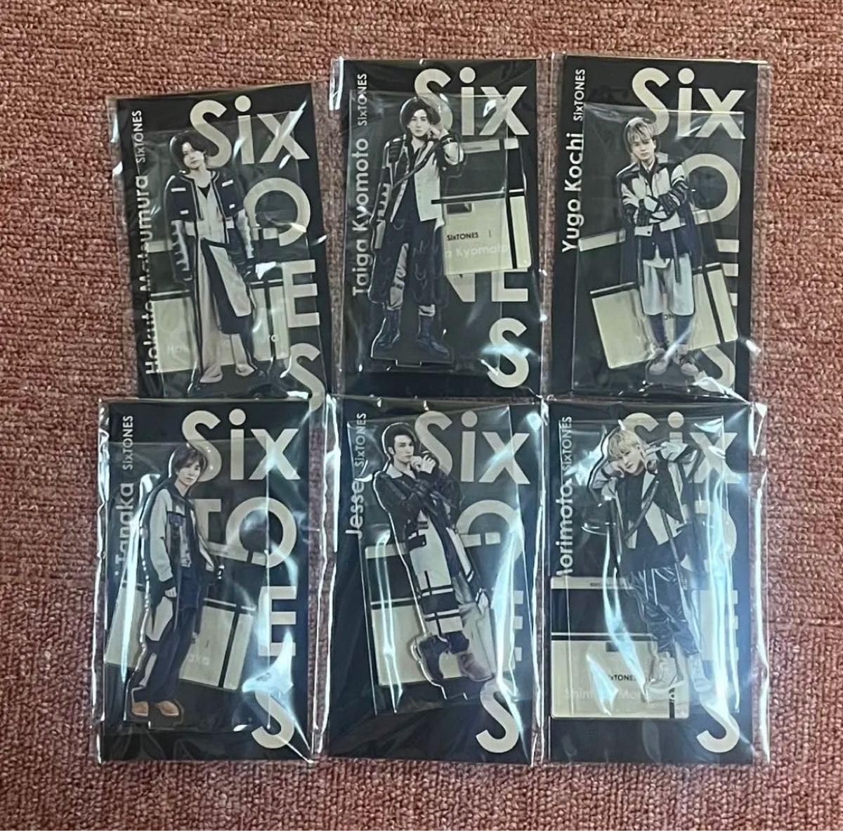 Amazon.co.jp: アクリルスタンド SixTONES アクスタfest 6人 全員  