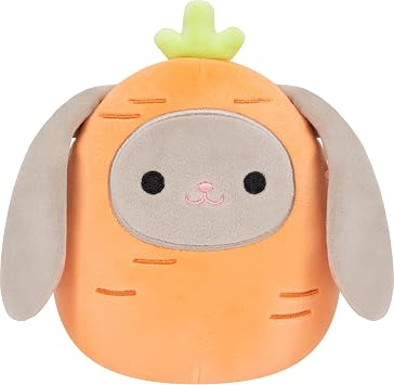 Squishmallows Original 8in Blake the Bunny in Carrot Costume Official Jazwares Plush Little
