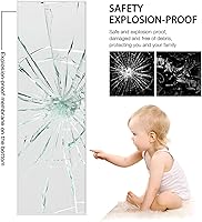 Vista 6 de NeuType Espejo de longitud completa de 59 x 20 pulgadas, espejo de tocador rectangular grande, espejo de pie, espejo de pared con soporte de pie