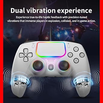 NBCP Wired Controller 2 Pack for PS5,PS4 & PCHall Effect Triggers