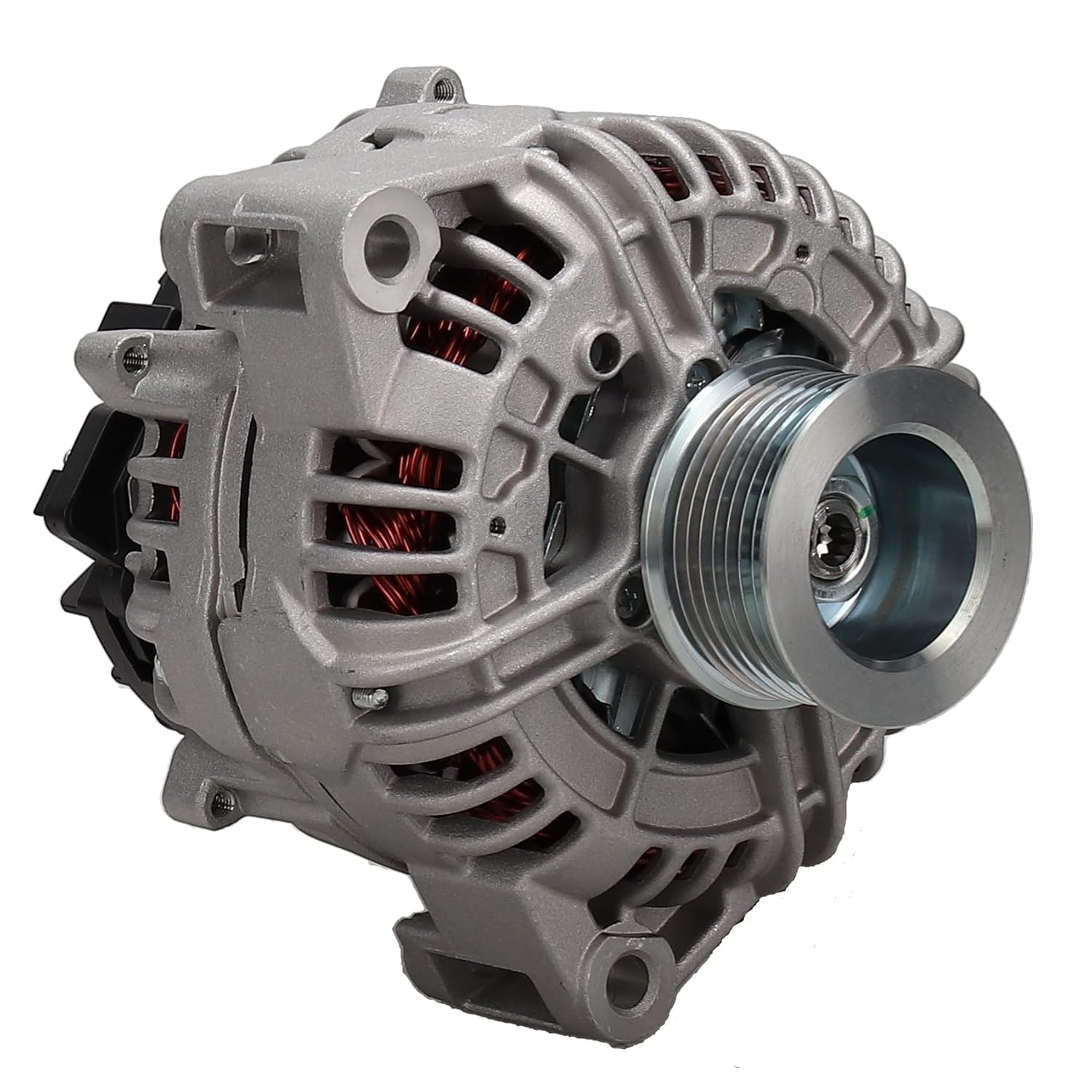 New Premium Alternator Compatible with John Deere Tractors Combines Cotton Harvesters Backhoes 12 Volt 200 Amp Replaces: 0-124-625-029 AL5058N AL5058X 0124625029 RE210793 RE555751 SE501834