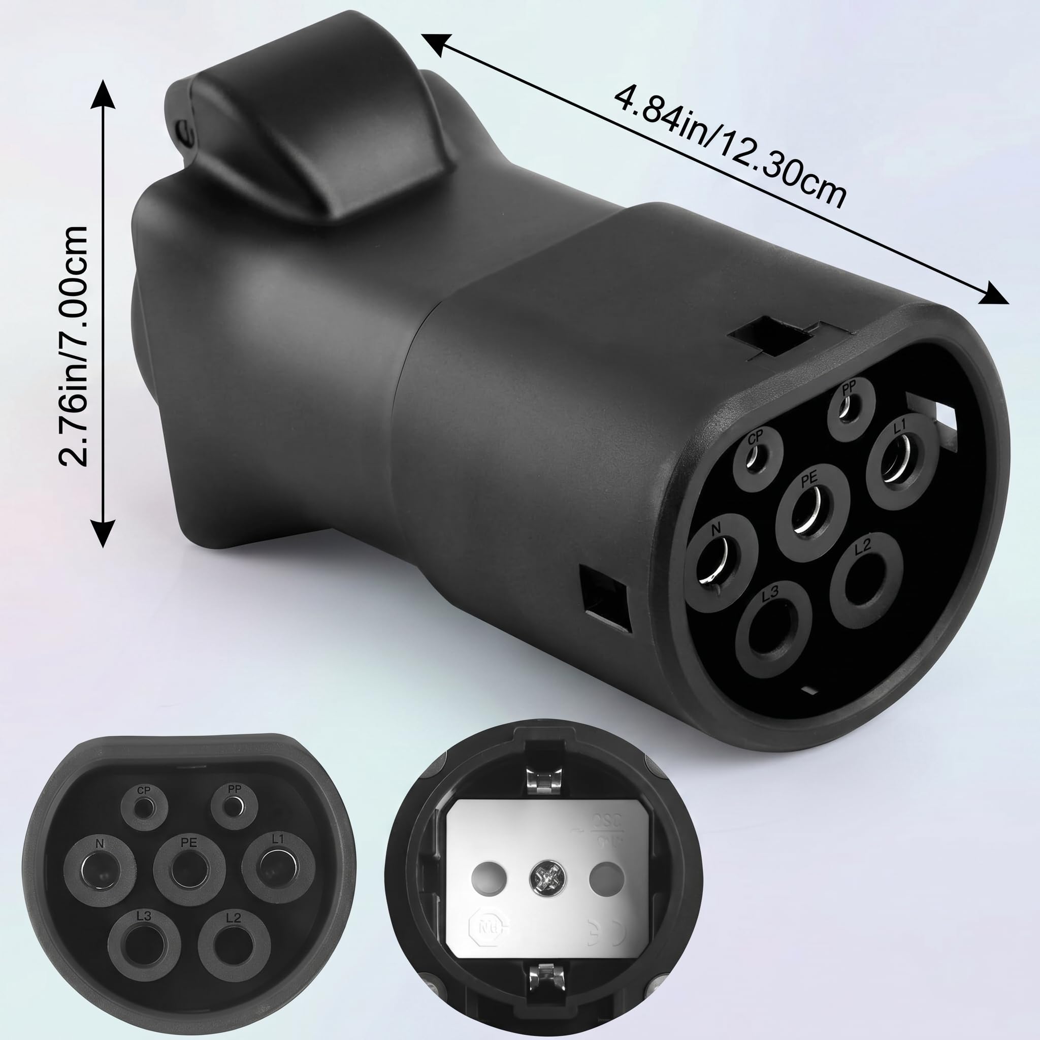 V2L adapter do BYD, typ 2 na Schuko 3,5 kW, 16 A, IP54, przenośny adapter do rozładowania V2L do samochodów elektrycznych