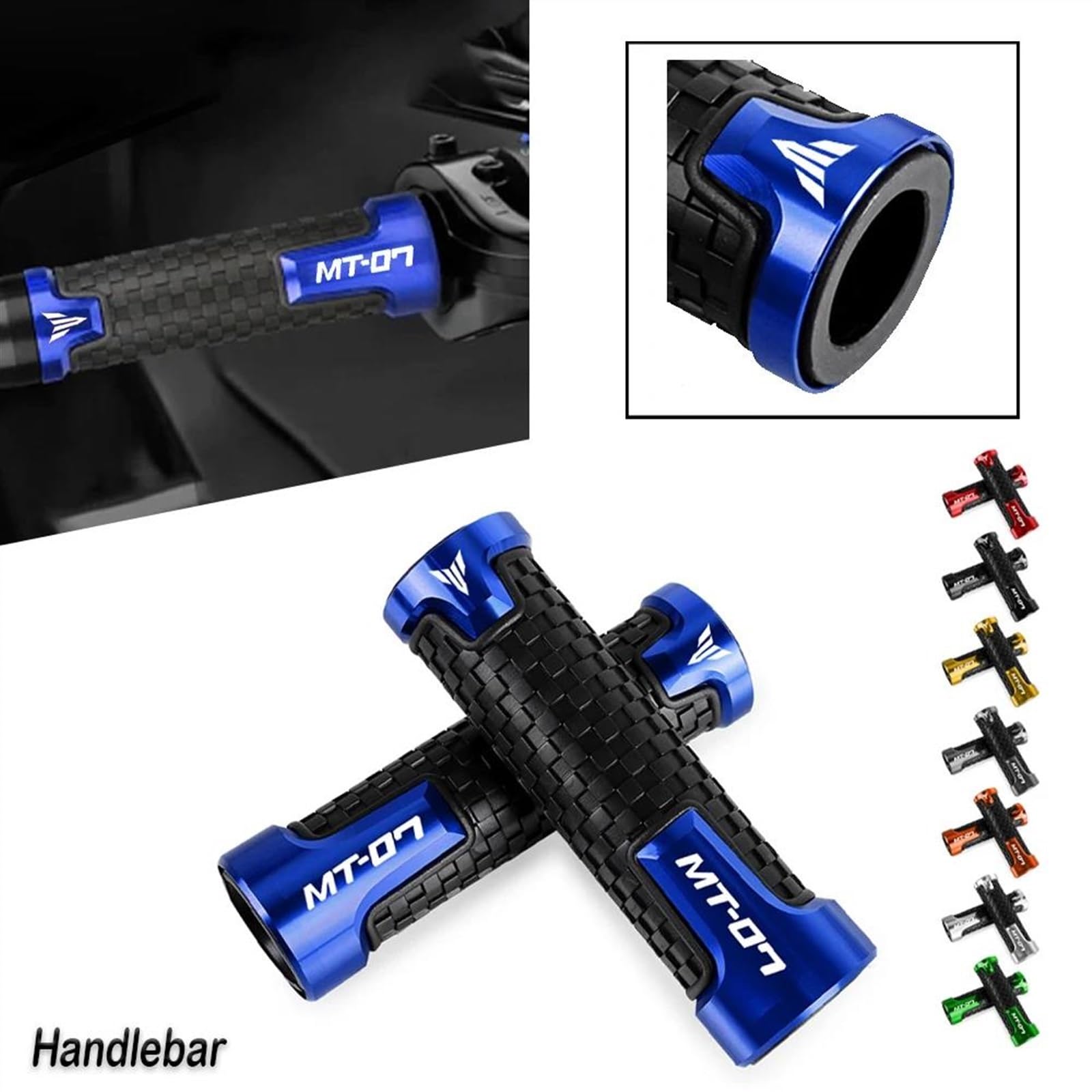 RESKIO For Yamaha MT07 MT 07 MT-07 2014-2021 Motorcycle Handlebar - View #6