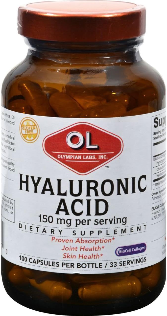 Olympian Labs Hyaluronic Acid 150mg | 99 Capsules | Support Healthy Connective Tissue and Joints - Promote Youthful Healthy Skin - Image 3