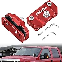 Nilight 2PCS Red Universal Hood Mount Brackets for LED Light Bars & Pods - No Drill Clamp for Trucks SUVs 4x4 Off-Road