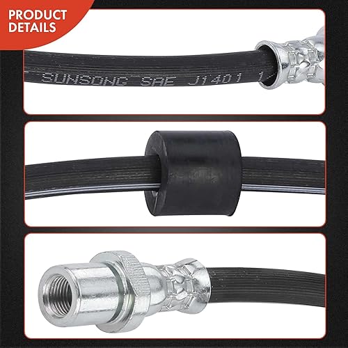 Miniatura 5 de A-Premium Manguera hidráulica de freno interior para conductor o pasajero compatible con modelos Subaru - Baja 2004-2006, Outback 2005-2009 -