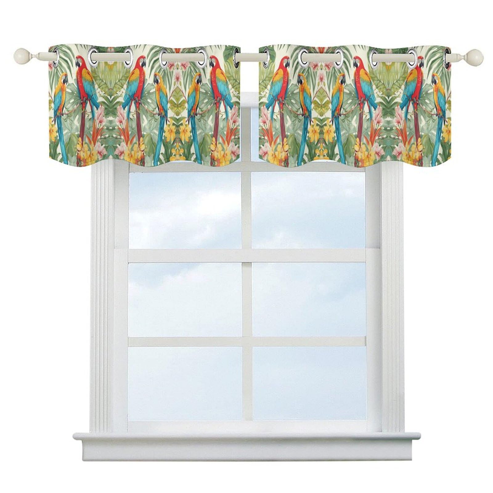Rideau de fenêtre pour chambre à coucher occultant pour bloquer la lumière avec art moderne