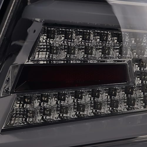 Miniatura 31 de SPEC-D TUNING Luces traseras secuenciales de humo negro con barra LED blanca compatible con Subaru Impreza/Impreza WRX 2008-2011, conjunto de par