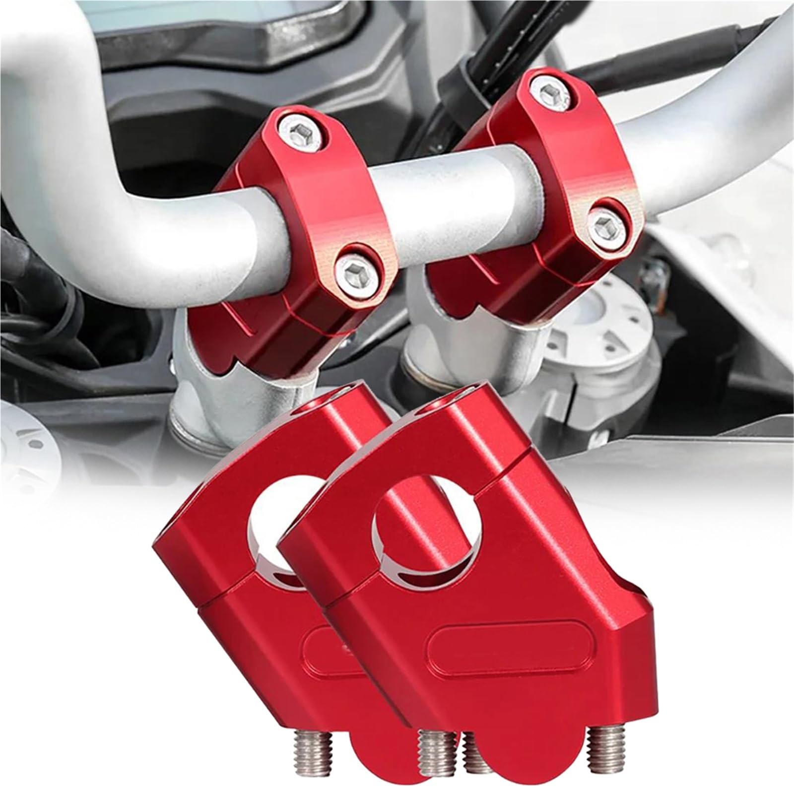 Rehausseur de guidon Versys 300 250 finition usinée fixation haute résistance