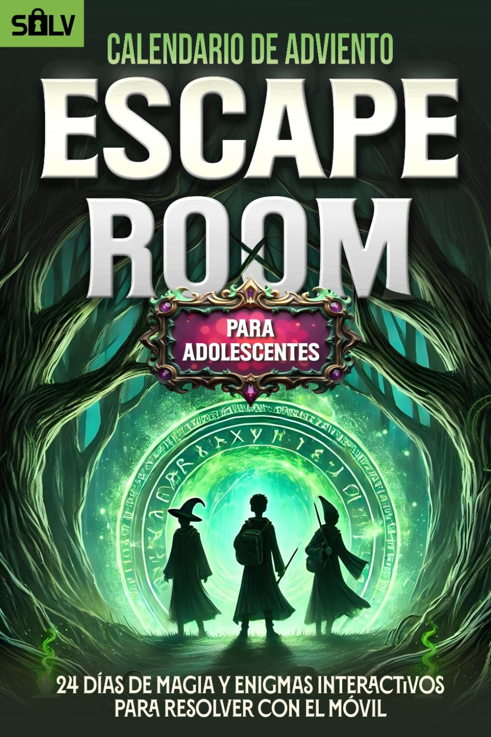 Calendario de Adviento Escape Room para Adolescentes: 24 días de Magia y Enigmas Interactivos para Resolver con el Móvil