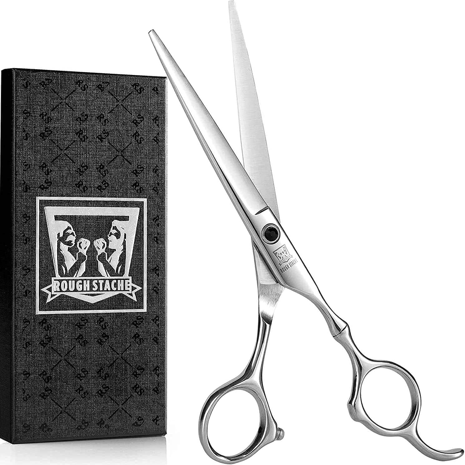 Professional Stainless Steel Barber Haircut Scissors - Silver