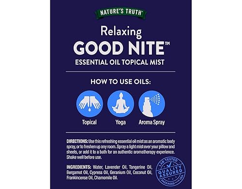 Miniatura 5 de Nature's Truth Good Nite Calming On the Go - Bruma hidratante - 2.4 onzas, paquete de 2