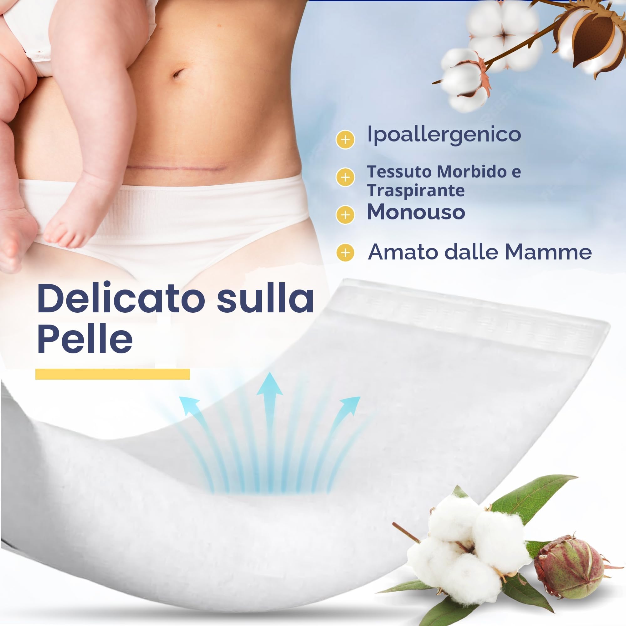 First Days Maternity - impacchi freddi perineali (8), attivazione istantanea, completamente assorbente, perfetto per ospedale o borsa del lavoro, sollievo dal dolore senza droghe dopo la nascita