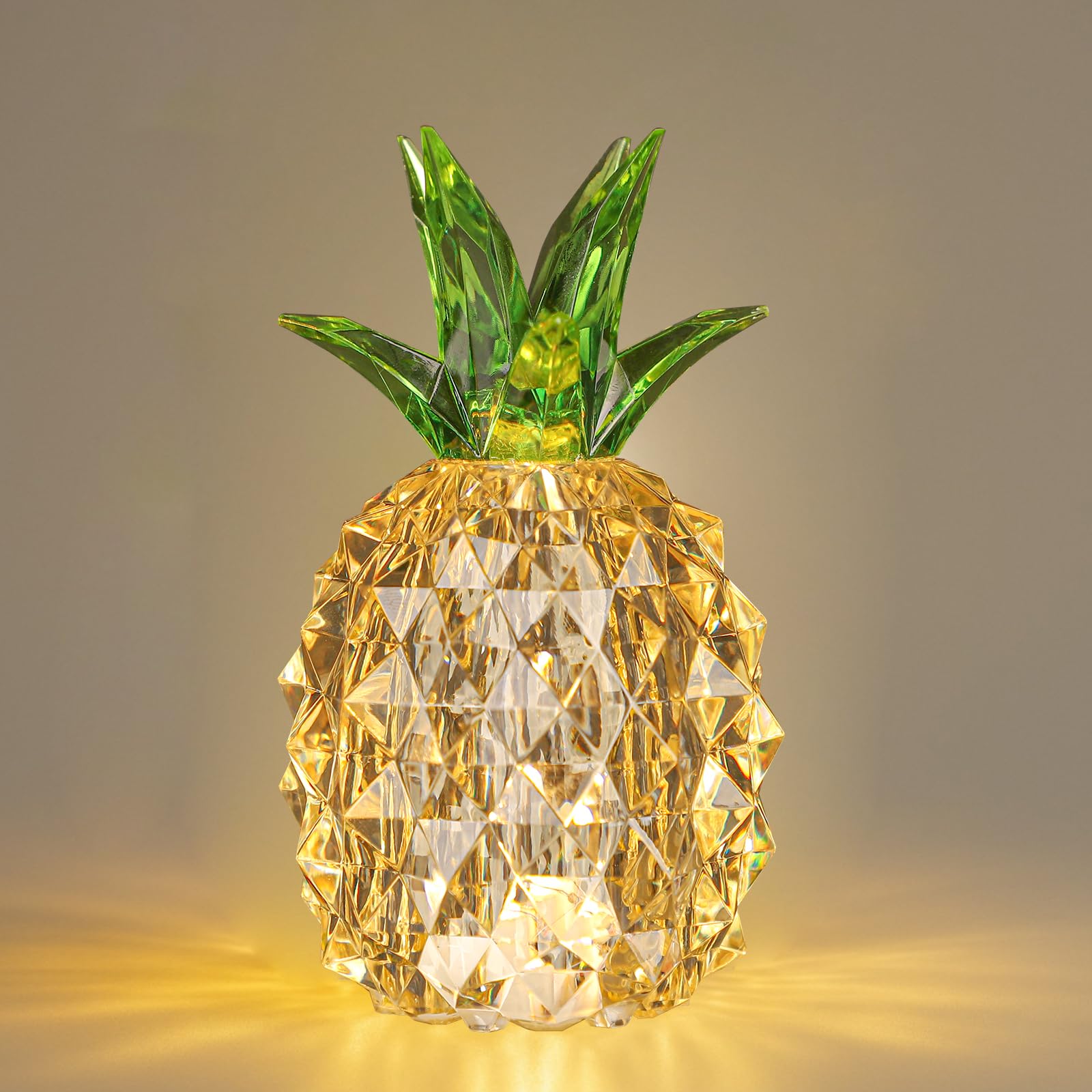 NOXINDA Pineapple Lamp Gifts for Women - Cute LED Pineapple Light, Battery Operated Table Accent, Novelty Light for Birthday Gifts and Bedroom Decor