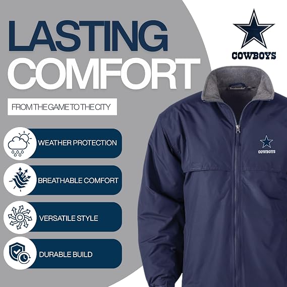 dunbrooke Men's Royal Indianapolis Colts Triumph Fleece Full-Zip Jacket