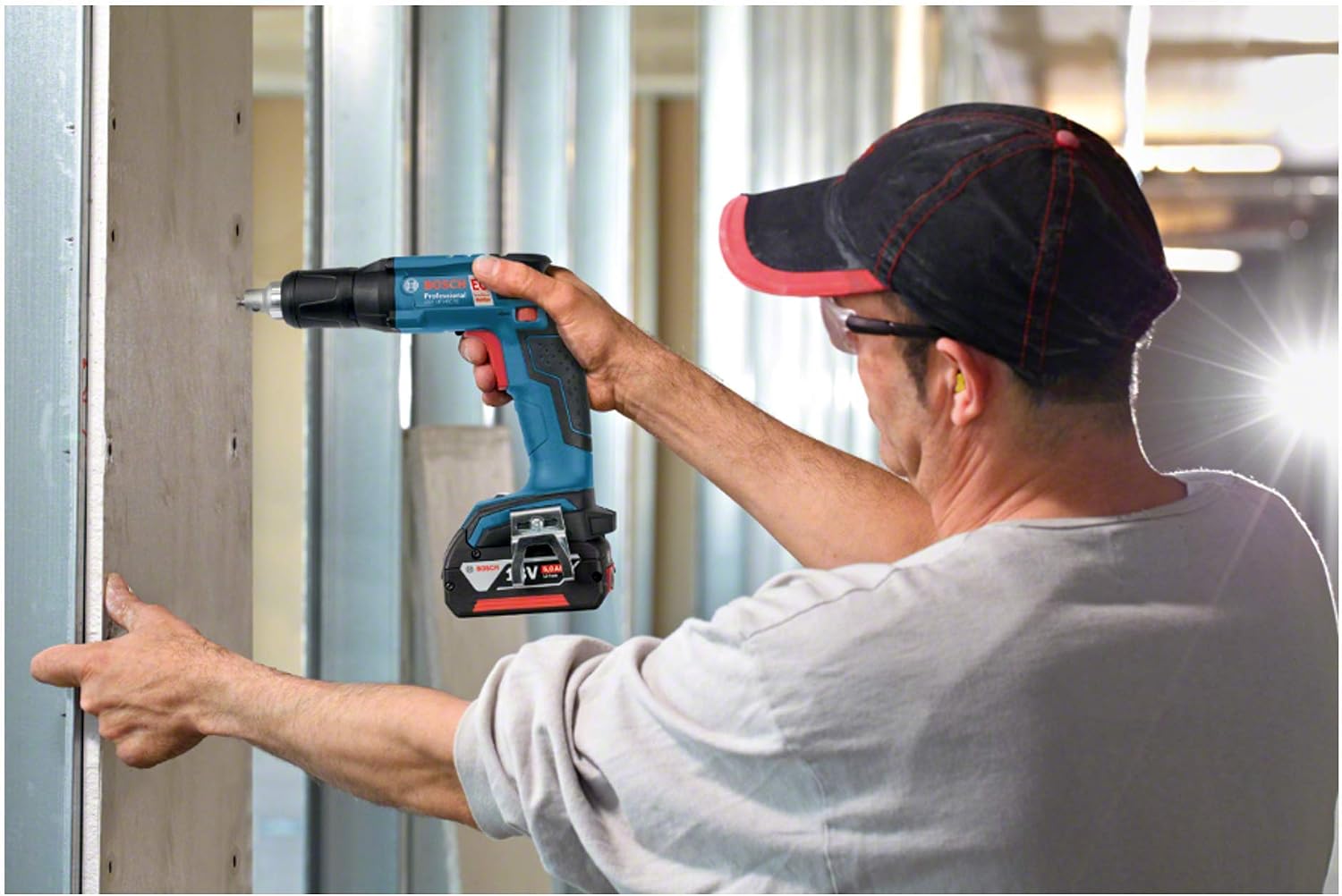 Bosch Professional GSR 18 V-EC TE Atornillador a batería para placa de  yeso, sin batería, 25 Nm, Hexágono interior de 1/4 pulgadas, en caja, 18 V  : Amazon.es: Bricolaje y herramientas