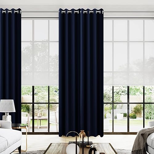 Miniatura 79 de KOUFALL Cortinas opacas doradas de lujo para sala de estar, elegantes cortinas de 84 pulgadas de largo, cortinas Doradas para Sala Elegantes Oro